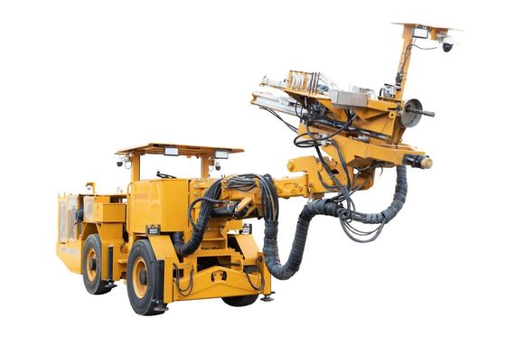 Dieselkracht Ondergrondse mijnbouw Boringsapparatuur en blaasplatform geautomatiseerd