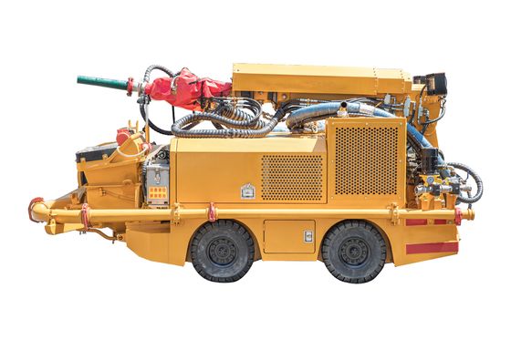 UPS-ZT10(A) ondergrondse betonmachine nat beton sproeiemachine met cabine van de Yunnei-motor