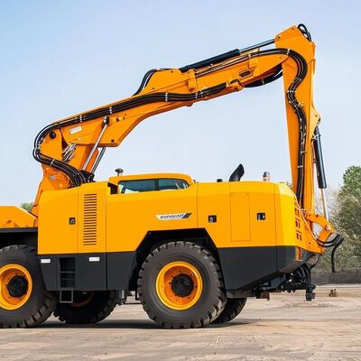 Ondergrondse schotbetonmachine met maximale sproeiafstand 30 meter 15 KW motor en 20 kubieke meter/uur productiviteit